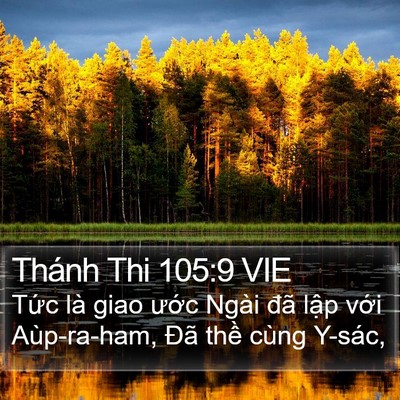 Thánh Thi 105:9 VIE Bible Verse Image
