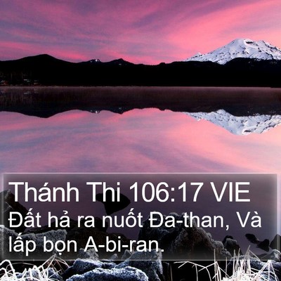 Thánh Thi 106:17 VIE Bible Verse Image