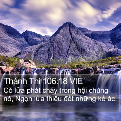Thánh Thi 106:18 VIE Bible Verse Image