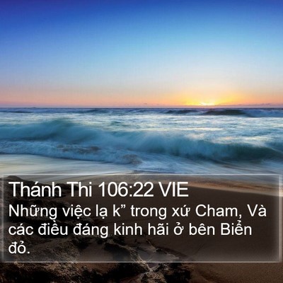 Thánh Thi 106:22 VIE Bible Verse Image