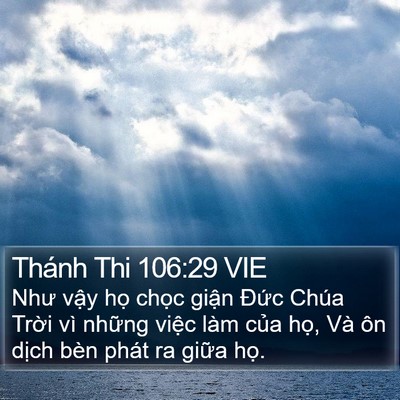 Thánh Thi 106:29 VIE Bible Verse Image