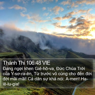 Thánh Thi 106:48 VIE Bible Verse Image