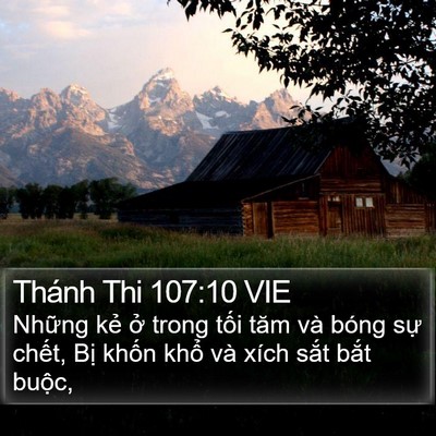 Thánh Thi 107:10 VIE Bible Verse Image