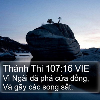 Thánh Thi 107:16 VIE Bible Verse Image