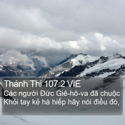 Thánh Thi 107:2 VIE Bible Verse Image