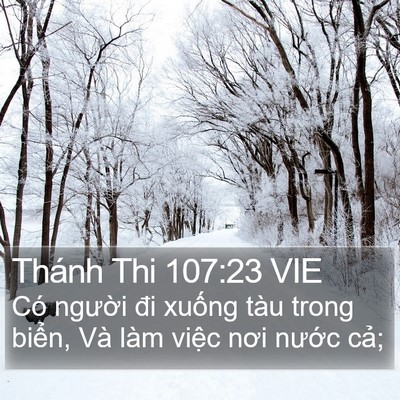 Thánh Thi 107:23 VIE Bible Verse Image
