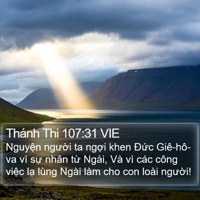 Thánh Thi 107:31 VIE Bible Verse Image