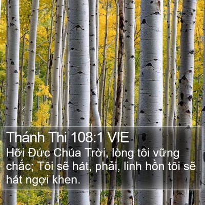 Thánh Thi 108:1 VIE Bible Verse Image