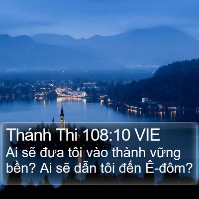 Thánh Thi 108:10 VIE Bible Verse Image