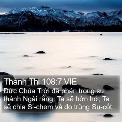 Thánh Thi 108:7 VIE Bible Verse Image