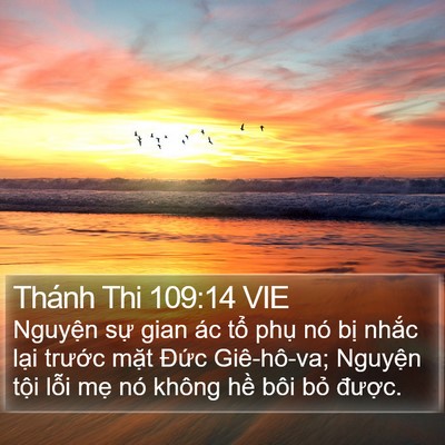 Thánh Thi 109:14 VIE Bible Verse Image