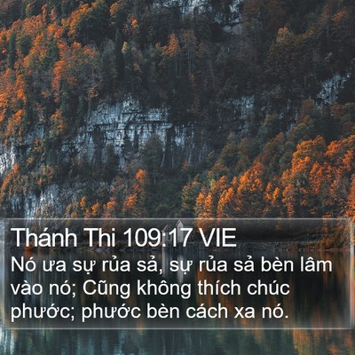 Thánh Thi 109:17 VIE Bible Verse Image