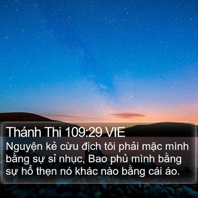 Thánh Thi 109:29 VIE Bible Verse Image