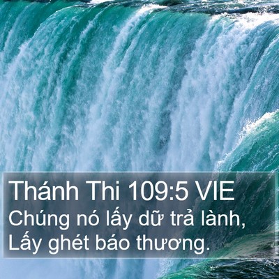 Thánh Thi 109:5 VIE Bible Verse Image