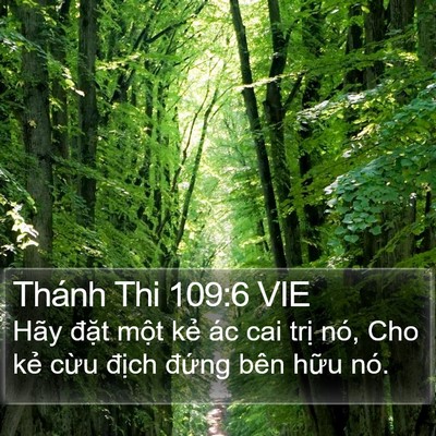 Thánh Thi 109:6 VIE Bible Verse Image