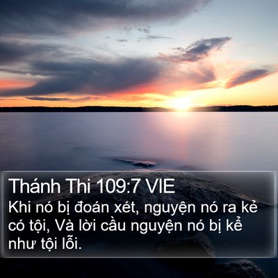 Thánh Thi 109:7 VIE Bible Verse Image