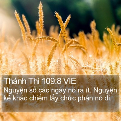 Thánh Thi 109:8 VIE Bible Verse Image
