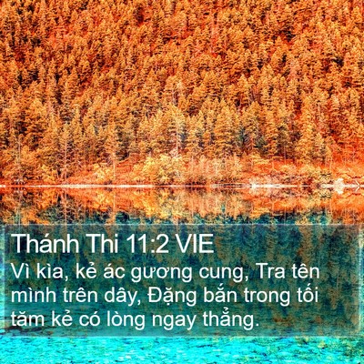 Thánh Thi 11:2 VIE Bible Verse Image