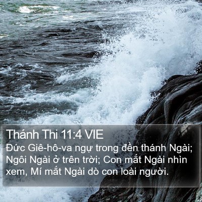 Thánh Thi 11:4 VIE Bible Verse Image