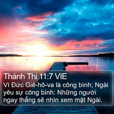 Thánh Thi 11:7 VIE Bible Verse Image