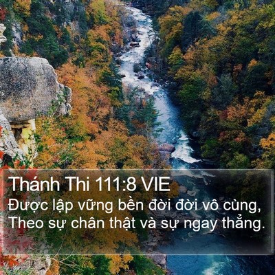 Thánh Thi 111:8 VIE Bible Verse Image