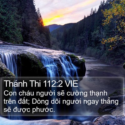 Thánh Thi 112:2 VIE Bible Verse Image