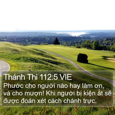 Thánh Thi 112:5 VIE Bible Verse Image