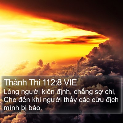Thánh Thi 112:8 VIE Bible Verse Image