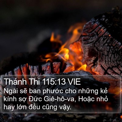 Thánh Thi 115:13 VIE Bible Verse Image