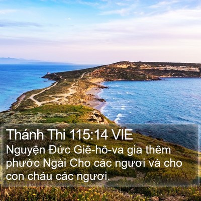 Thánh Thi 115:14 VIE Bible Verse Image