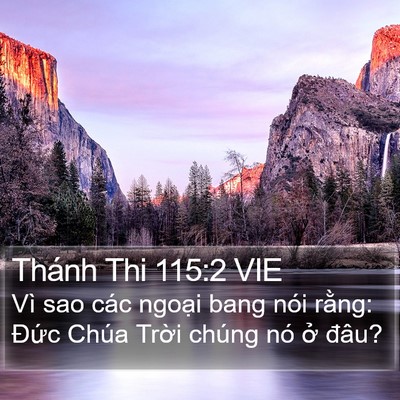 Thánh Thi 115:2 VIE Bible Verse Image