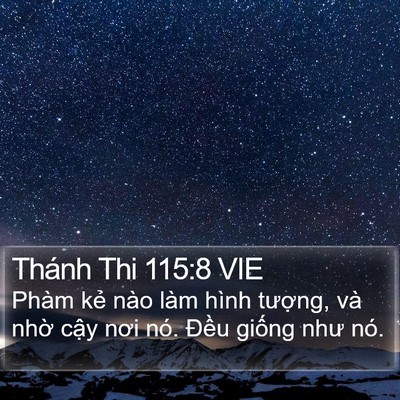 Thánh Thi 115:8 VIE Bible Verse Image