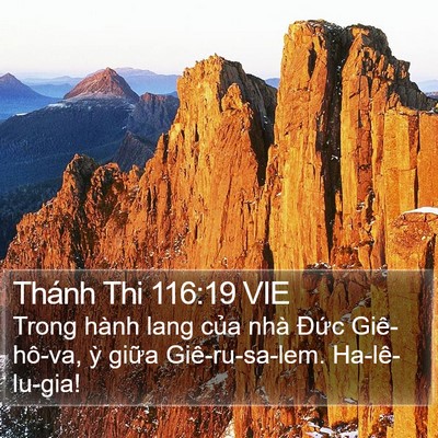 Thánh Thi 116:19 VIE Bible Verse Image