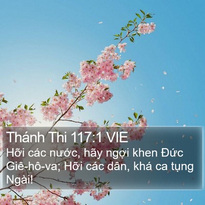 Thánh Thi 117:1 VIE Bible Verse Image