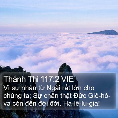 Thánh Thi 117:2 VIE Bible Verse Image