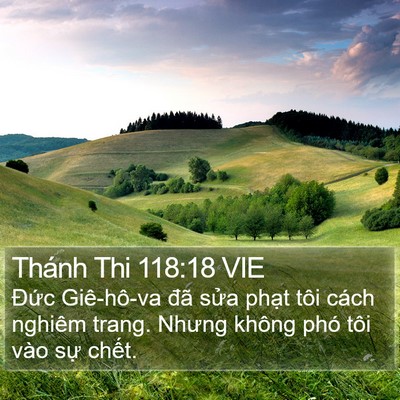 Thánh Thi 118:18 VIE Bible Verse Image