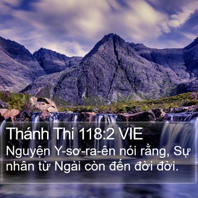 Thánh Thi 118:2 VIE Bible Verse Image