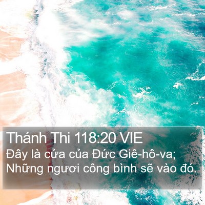 Thánh Thi 118:20 VIE Bible Verse Image