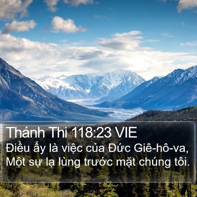 Thánh Thi 118:23 VIE Bible Verse Image