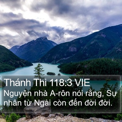 Thánh Thi 118:3 VIE Bible Verse Image