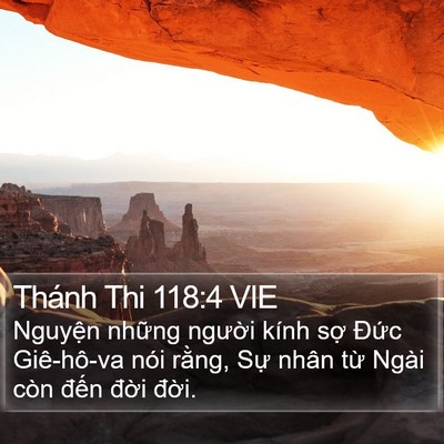 Thánh Thi 118:4 VIE Bible Verse Image
