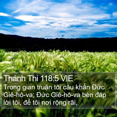 Thánh Thi 118:5 VIE Bible Verse Image