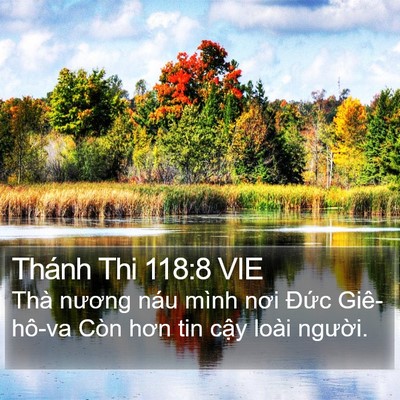Thánh Thi 118:8 VIE Bible Verse Image