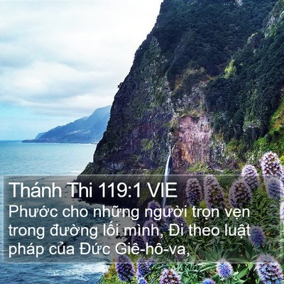 Thánh Thi 119:1 VIE Bible Verse Image