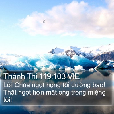 Thánh Thi 119:103 VIE Bible Verse Image