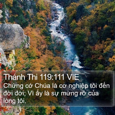 Thánh Thi 119:111 VIE Bible Verse Image
