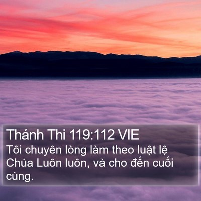 Thánh Thi 119:112 VIE Bible Verse Image