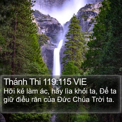 Thánh Thi 119:115 VIE Bible Verse Image