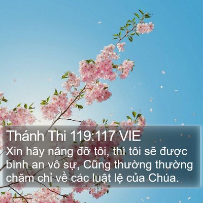 Thánh Thi 119:117 VIE Bible Verse Image