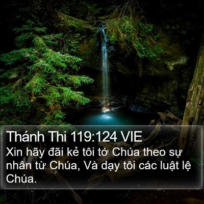 Thánh Thi 119:124 VIE Bible Verse Image